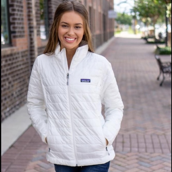 patagonia nano puff white